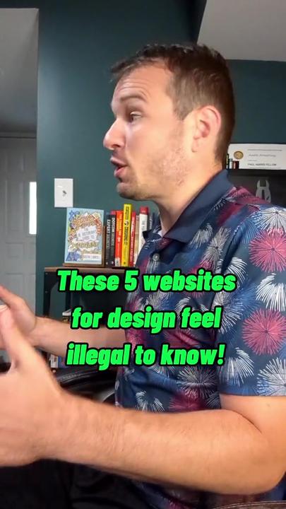 These 5 design websites feel illegal to know!
